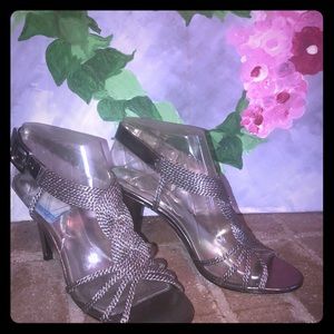 Nina Brand Silver Heels